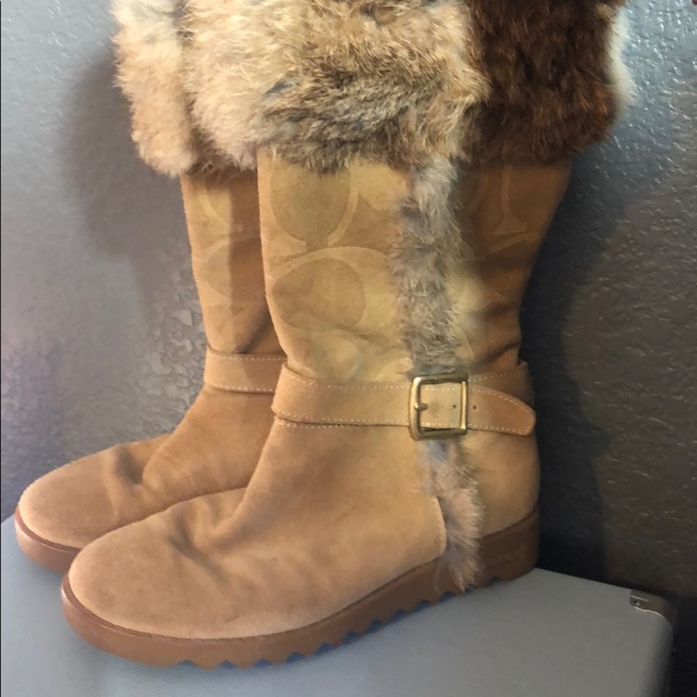 Coach boots 5 1/2